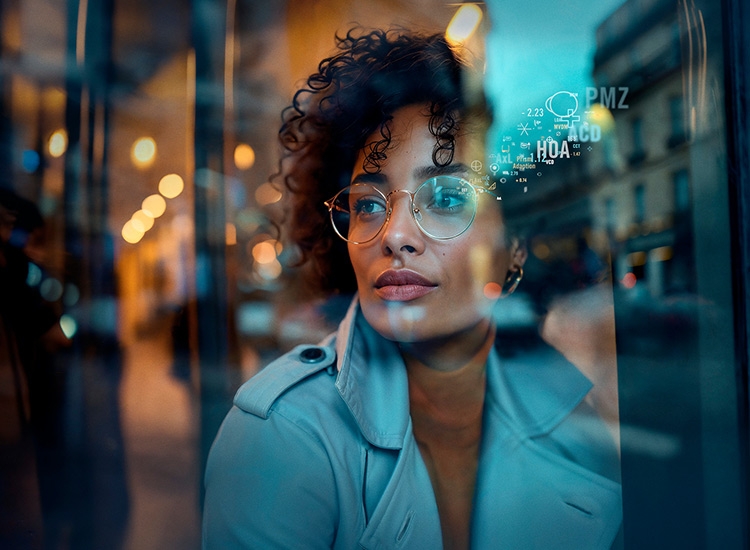 Verre haut de gamme Rodenstock, les Impression B.I.G Norm, entièrement personnalisé pour votre vision et votre posture. Technologie de précision allemande chez Eva Vision, opticien à Maisons-Alfort.