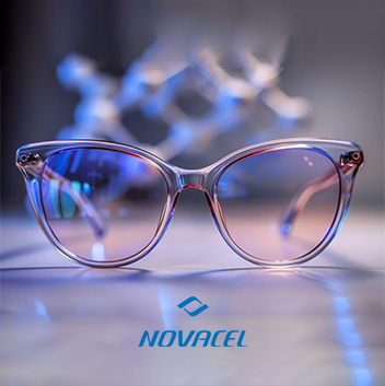 Verre optique de haute technologie traité par Novacel pour une vision nette et confortable. Expertise disponible chez Eva Vision, opticien indépendant à Maisons-Alfort.